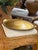 Vintage Italian Vietri Oval Gold Leaf Serving Tray For Sale - Image 12 of 12