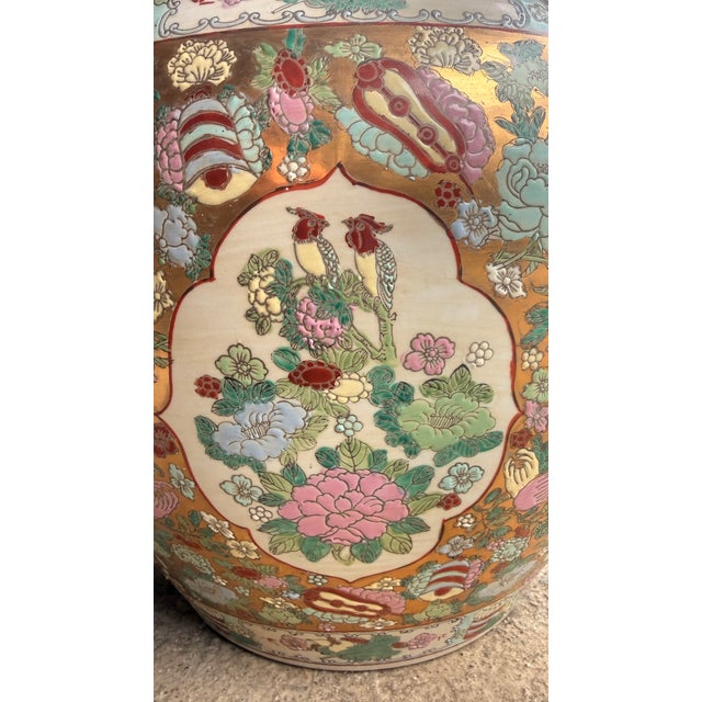 20th Century Chinese Famille Rose Porcelain Fishbowl Planter With Figural Scenes For Sale - Image 11 of 14