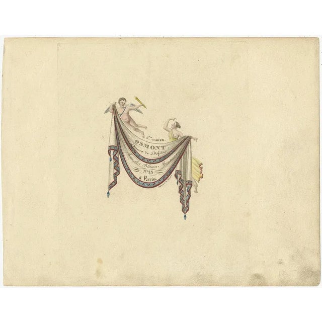 Osmont, Various Draperies, 1820, Paper, Set of 11 For Sale - Image 13 of 14
