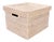 Artifacts Rattan Letter File Storage Box with Lid in White Wash For Sale