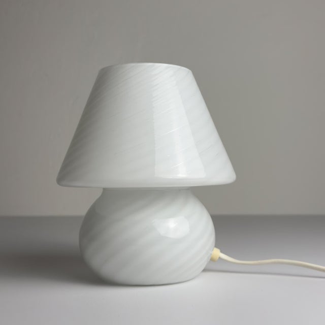 Vintage Swirl Murano Glass Table Lamp, 1970s For Sale - Image 14 of 14