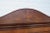 Mahogany Inlay 2 Part Breakfront China Display Cabinet With Desk For Sale - Image 9 of 12