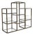 Modular Brass Etagere with Glass Shelves, Italy, 1970 For Sale