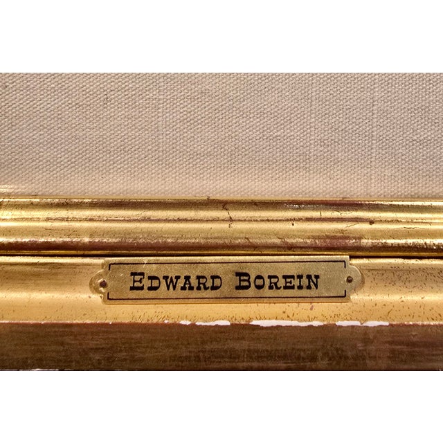 Edward Borein "Western Cowboy on Horse"Original Rare 1924 Monotype For Sale - Image 10 of 12