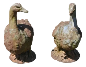 Cast Iron Ducks, 20th Century, Set of 2