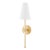 Mitzi Janelle 1-Light Wall Sconce, Aged Brass For Sale