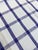 Classic dark royal blue on white windowpane check 100% cotton napkins, with a texture that could pass for linen. Total of...