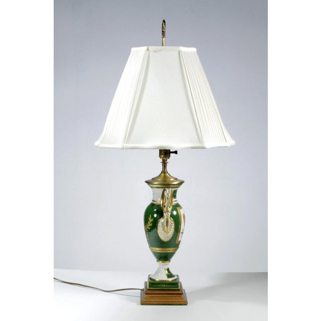 Late 19th Century Late 19th Century French Napoleonic Lamp Style of Sèvres For Sale - Image 5 of 13