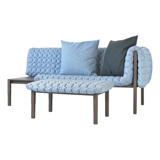 Ruché Sofa in Meridienne Felt by Inga Sempé for Ligne Roset, France, Set of 4 For Sale