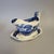 English Antique Spode Copeland Tower Blue & White Gravy Boat With Attached Underplate For Sale - Image 3 of 6