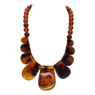 Vintage Baltic Amber Necklace For Sale