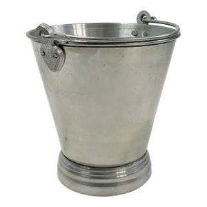 Oversized Vintage Aluminum Ice Bucket Wine Cooler
