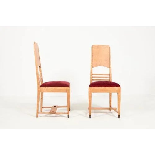 Art Nouveau Chairs from Alfred Grenander, Set of 8 For Sale - Image 6 of 13