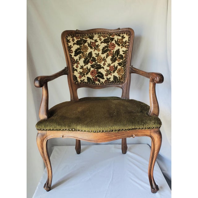 Pair of 19th Century French Louis XV Cabriolet Miniature Armchairs For Sale - Image 9 of 13