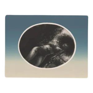 1973 Bruce Muirhead Oval Nude Etching