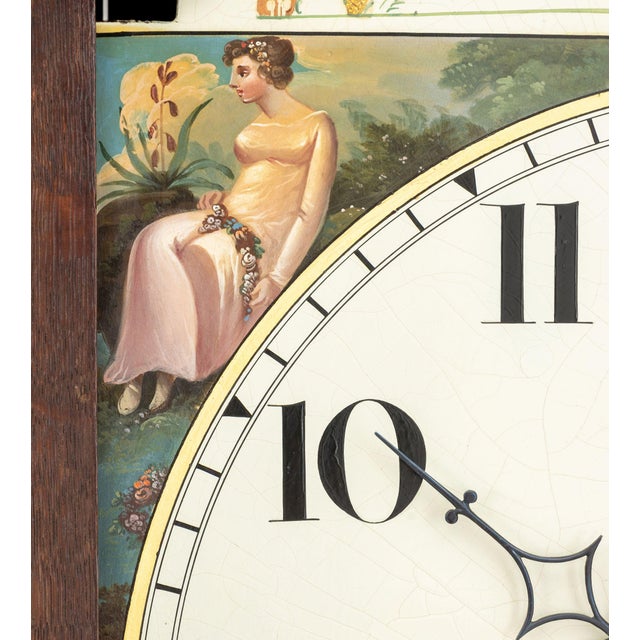 George IV Mahogany and Oak Longcase Clock, by Joseph Whiston For Sale In New York - Image 6 of 17