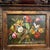 Emil Kosa Jr ( 1903-1968) original oil on board painting Vibrant oil painting of a parrot surrounded by flowers in a...