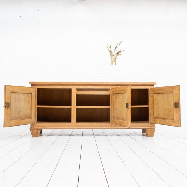 French Sideboard in Oak, 1950s For Sale - Image 3 of 8