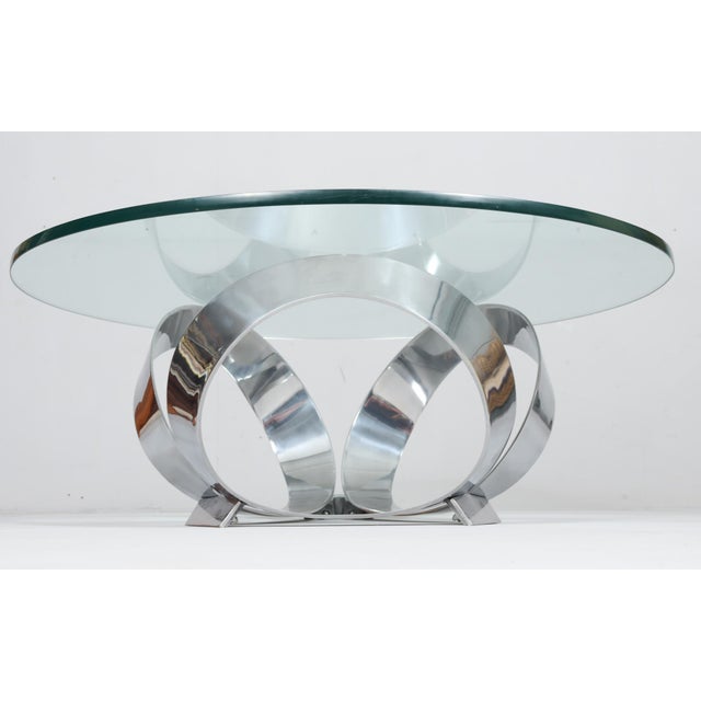 Mid-Century Modern Space Age Coffee Table by Knut Hesterberg for Ronald Schmitt, 1970s For Sale - Image 3 of 18