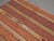 Red 1970s Vintage Handmade Wool Cotton Red Terracotta Runner Rug For Sale - Image 8 of 11