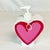 Art Deco 1990s Vintage Boho Chic Valentines Heart Soap or Lotion Dispenser For Sale - Image 3 of 8
