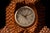 Vintage Black Forest Tramp Art Uranium Mantel Clock For Sale - Image 9 of 14