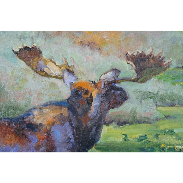 Kent Lemon "Distant Thunder" Contemporary Colorado Landscape Oil