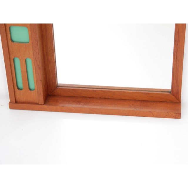 Wood Vintage Swedish Teak Mirror, 1970s For Sale - Image 7 of 9