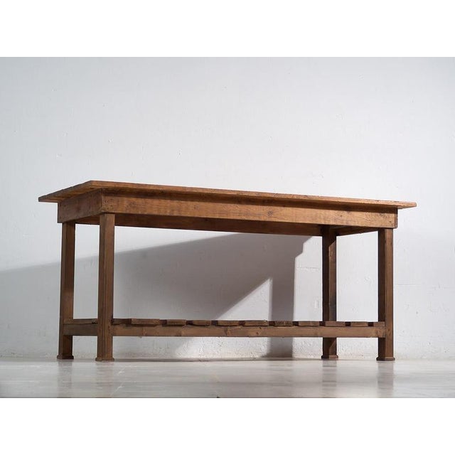 Antique solid wood kitchen island (c.1920) Dimensions: Width: 175 cm Depth: 75 cm Height: 80 cm Style: Rustic Materials...