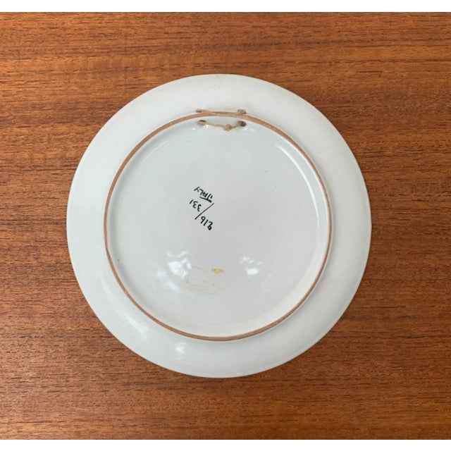 Vintage Italian Wall Plate For Sale - Image 9 of 14