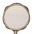 Metal Art Nouveau Style Hand Mirror in White Metal, France, 1940s For Sale - Image 7 of 13