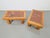 1950s Brutalist Oak Side Tables with Terracotta Tiles, 1950s, Set of 2 For Sale - Image 5 of 12