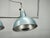 Italian Industrial 3-Light Chandelier from A.L.F Firenze, 1970s For Sale - Image 6 of 18