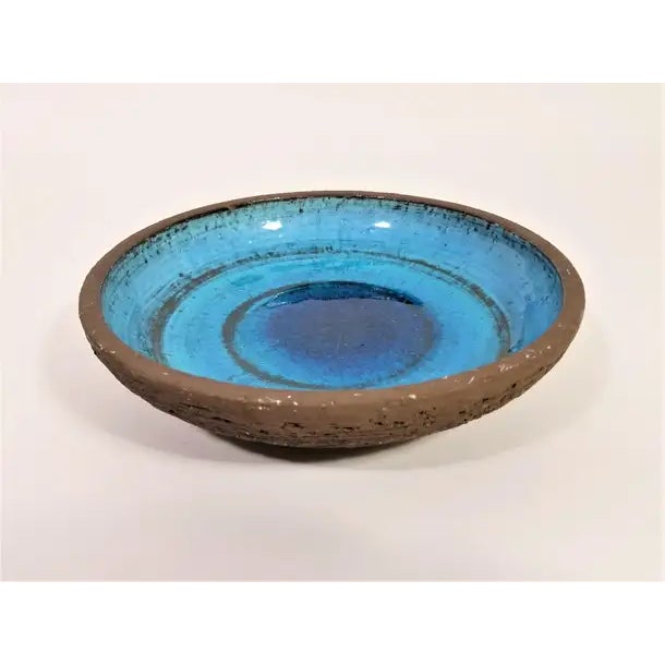 Mid 20th Century Mid 20th Century Glazed Pottery Bowl Germany Kunsthandlung W. Welker Heidelberg For Sale - Image 5 of 13