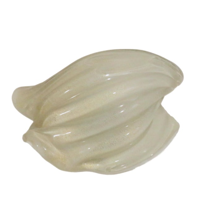 Vintage Barbini Conch Glass Bowl For Sale In Los Angeles - Image 6 of 6