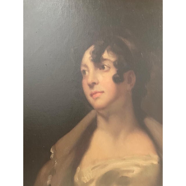 Mid 18th Century Oil Painting of Mrs. Urquhart After Henry Raeburn (1756-1823) For Sale In Chicago - Image 6 of 6