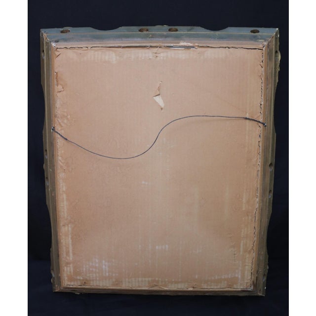 Mid 20th Century Large Framed Pierre-Joseph Redouté "Rosa Gallica Pontiana" Botanical Reproduction Print For Sale In Portland, ME - Image 6 of 6