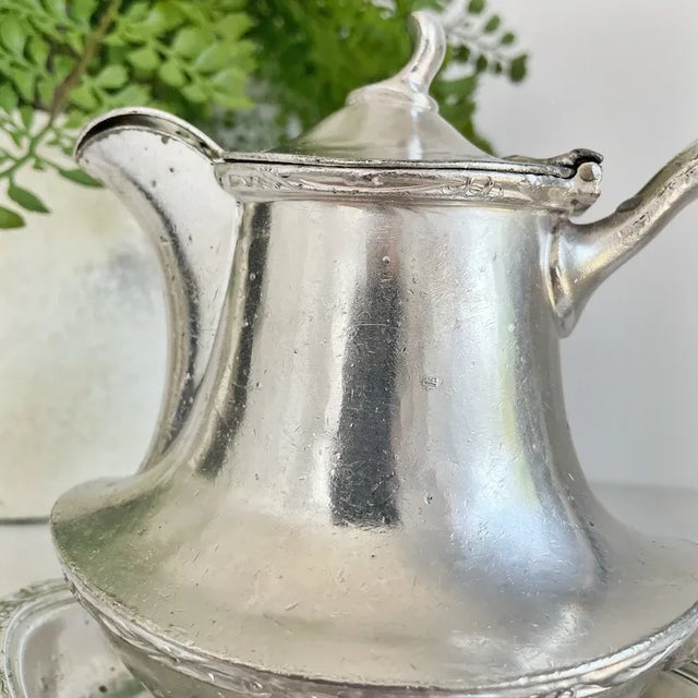 Vintage Silver Plated Syrup Pitcher From Chicago & Northwestern ...