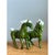 Ceramic Vintage Green Ceramic Horse Figurines For Sale - Image 7 of 12