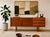 A. H. McIntosh & Co. Ltd. Mid Century Modern Teak Credenza With Louvered Doors | Sideboard by a.h. McIntosh, Made in Scotland, C. 1960’s For Sale - Image 4 of 17
