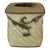 Vintage Dorothy Draper Style Hand Painted Faux Marble Faux Brass Tissue Box Cover For Sale
