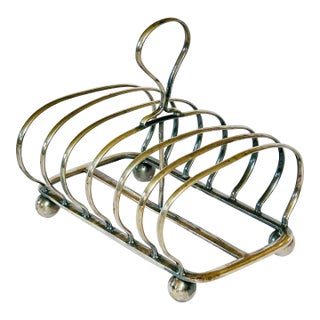 Silver Plated Toast Rack For Sale