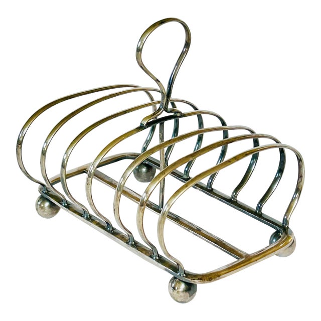 Silver Plated Toast Rack For Sale