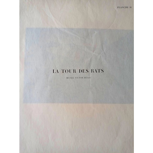 Modern Aubert, Victor Hugo: Le Tour des Rats, 1925, Engraving For Sale - Image 3 of 4