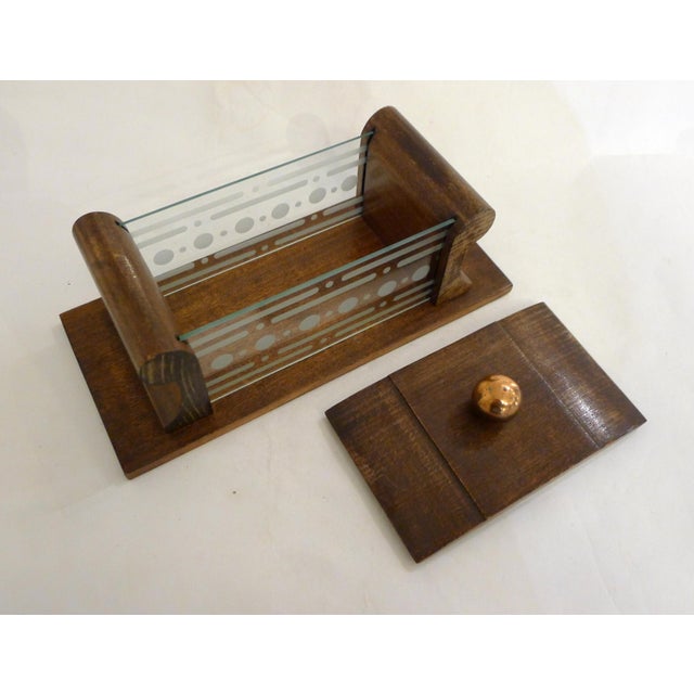 Large Art Deco Modernist Biscuit Tin, 1930s For Sale - Image 4 of 12