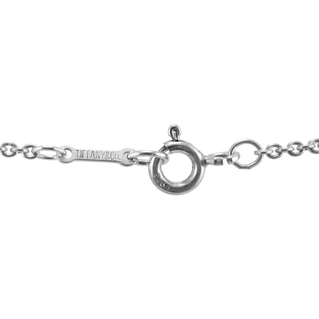 Metal Vintage Tiffany & Co. Elsa Peretti Sterling Silver Buttle Jug Pendant Necklace For Sale - Image 7 of 9
