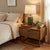 Simple Minimalistic Sleek Light Brown Drawer End Table Nightstand For Sale In San Francisco - Image 6 of 11
