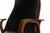Lamino Chair in Original Black Vinyl Upholstery by Yngve Ekström for Swedese, Sweden For Sale In Orlando - Image 6 of 8