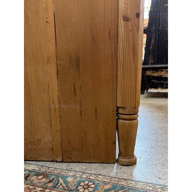 1920's English Pine Bench For Sale - Image 11 of 11