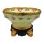 1891-1911 Limoges Porcelain Punch Bowl With Original Stand For Sale